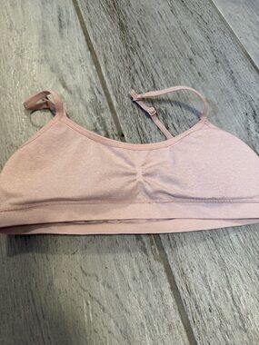 Girls Light Pink Seamless Bralette M